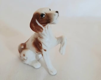 Vintage Porcelain Spaniel Dog Collectible