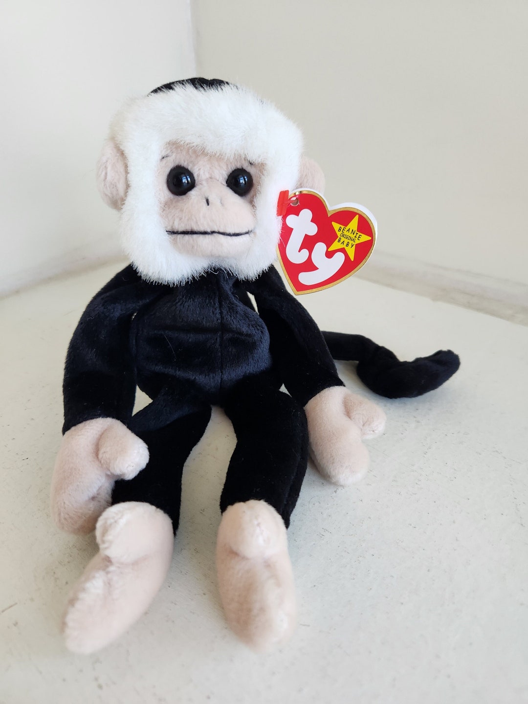 Vintage Ty Beanie Baby Mooch the Monkey - Etsy
