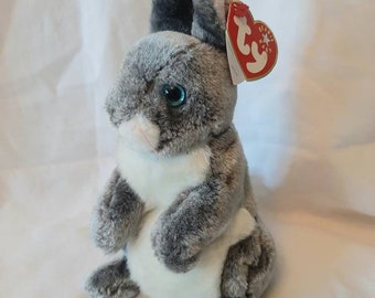 Vintage Ty Beanie Baby 2000 Hopper the Rabbit Beanie Baby Bunny