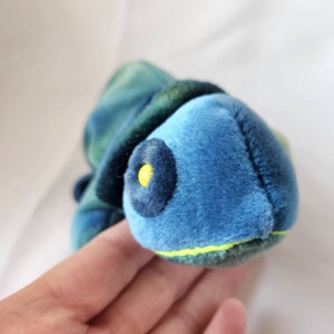 Vintage 1997 Rainbow Chameleon with Blue Eye