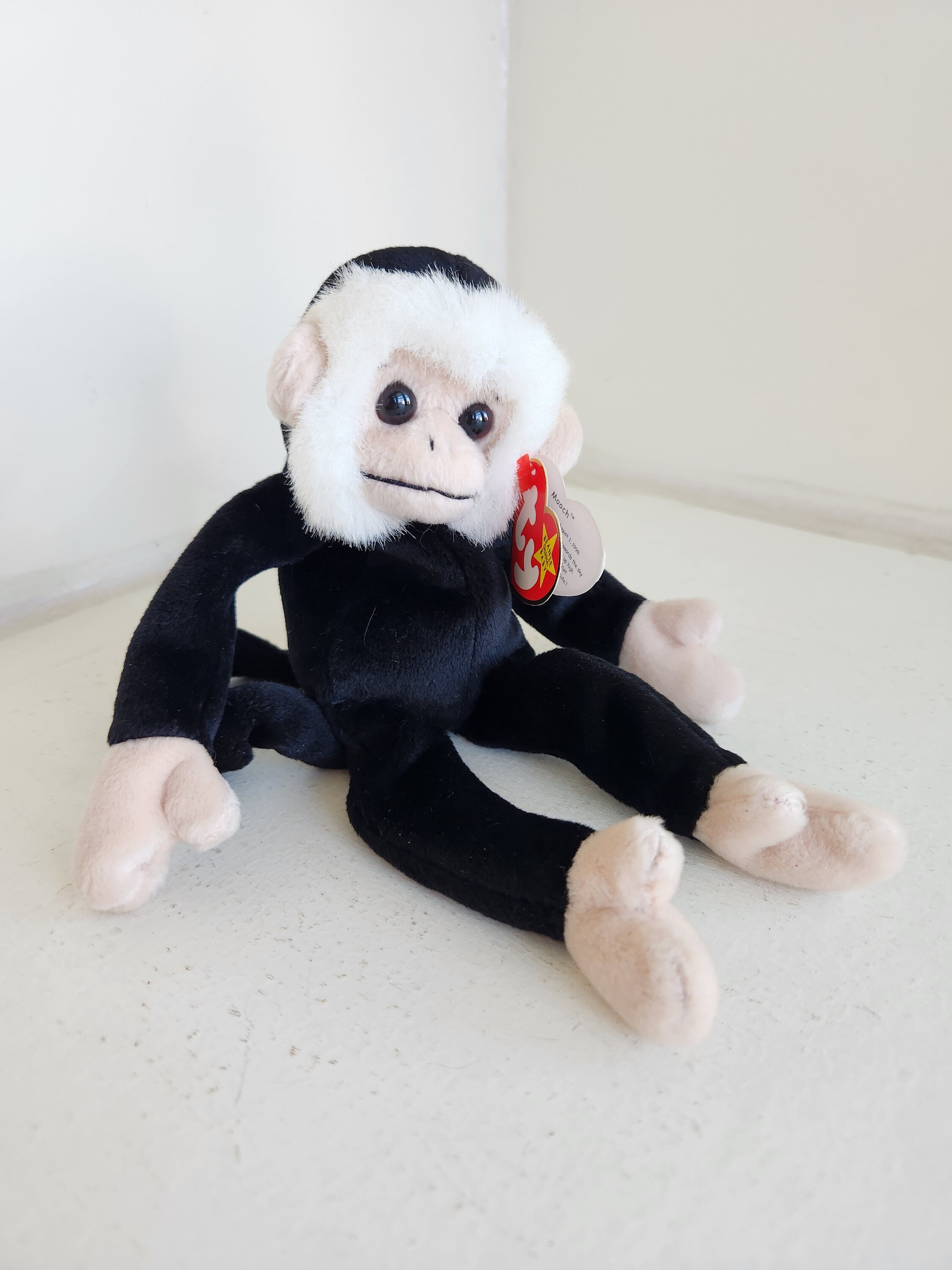 Vintage Ty Beanie Baby Mooch the Monkey - Etsy