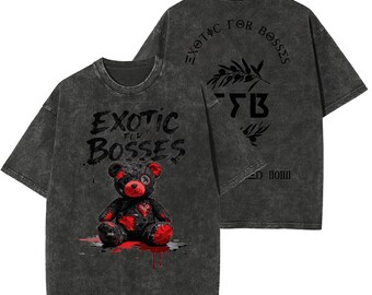 EFB - Unisex Heavyweight Washed T-shirt Printed in USA|250GSM Cotton DTG Double-sided