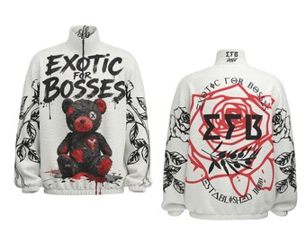 EFB All-Over Print Unisex Turtleneck Zippered Sweatshirt