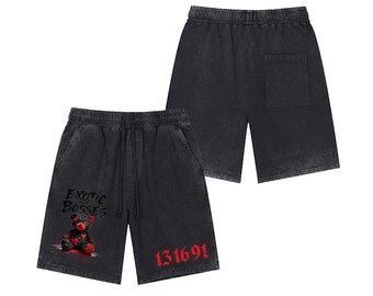 EFB - Men s Vintage Wash Drawstring Shorts|350GSM DTF