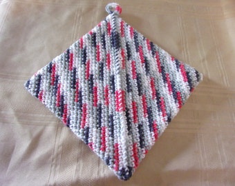 Crochet Potholder, Crochet Hotpad, Potholder, Trivet, Hot Pad, Home Decor, Housewarming Gift