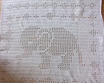 Baby Elephant Baby Blanket, Stroller Blanket, Crib Blanket, Bassinet Blanket