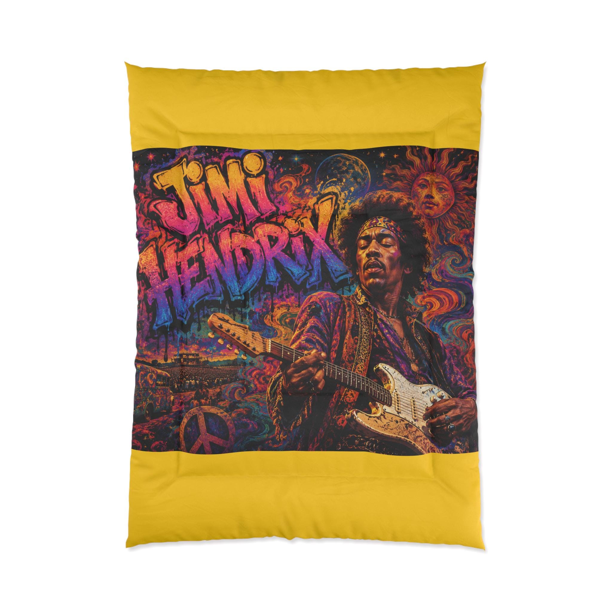 Jimi Hendrix Blanket - Etsy UK