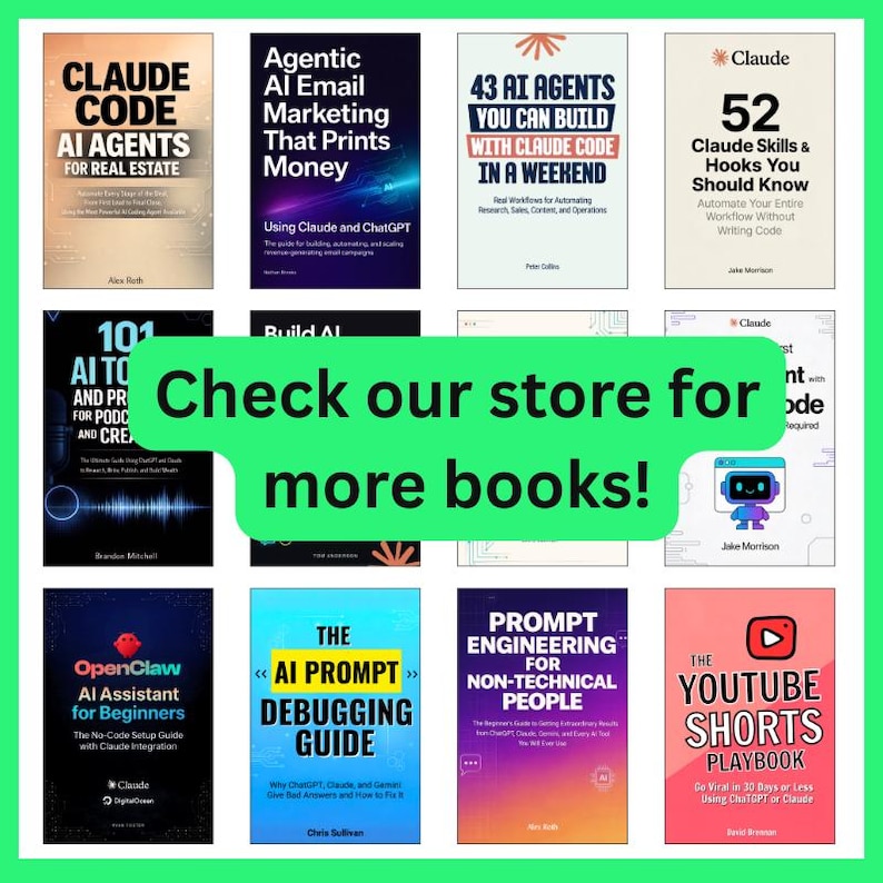 JavaScript and TypeScript With Codex Digital Download Printable PDF ePUB Claude AI Prompts for Beginners ChatGPT image 4