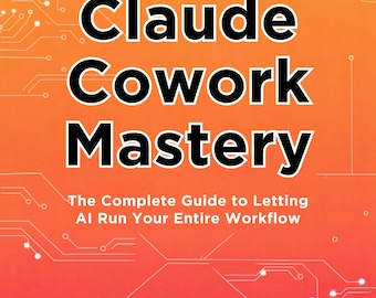Claude Cowork Mastery Digital Download Printable PDF ePUB Claude AI Prompts for Beginners ChatGPT