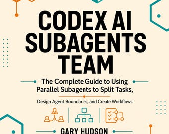 Codex AI Subagents Team Digital Download Printable PDF ePUB Claude AI Prompts for Beginners ChatGPT Alternative