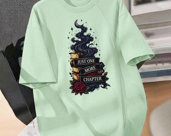 天上の本好きSVG — もう1章だけファンタジームーンスタック読書好きPNGクリカットデジタルダウンロード読書家向け