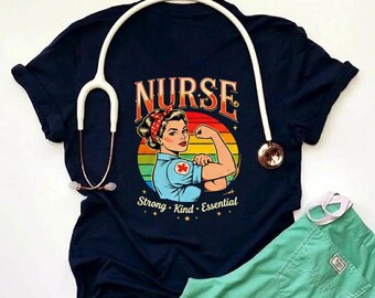 医療従事者への感謝の気持ちを込めたTシャツ。医療従事者への感謝の贈り物。ソフトなグラフィックシャツ。