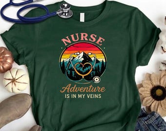 看護師週間TシャツデザインPNG — 登録看護師感謝の昇華プリント用デジタルダウンロード（RN表彰用）