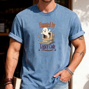 Haunted by Legacy Code T-shirt | Ghost Computer Programming Tee