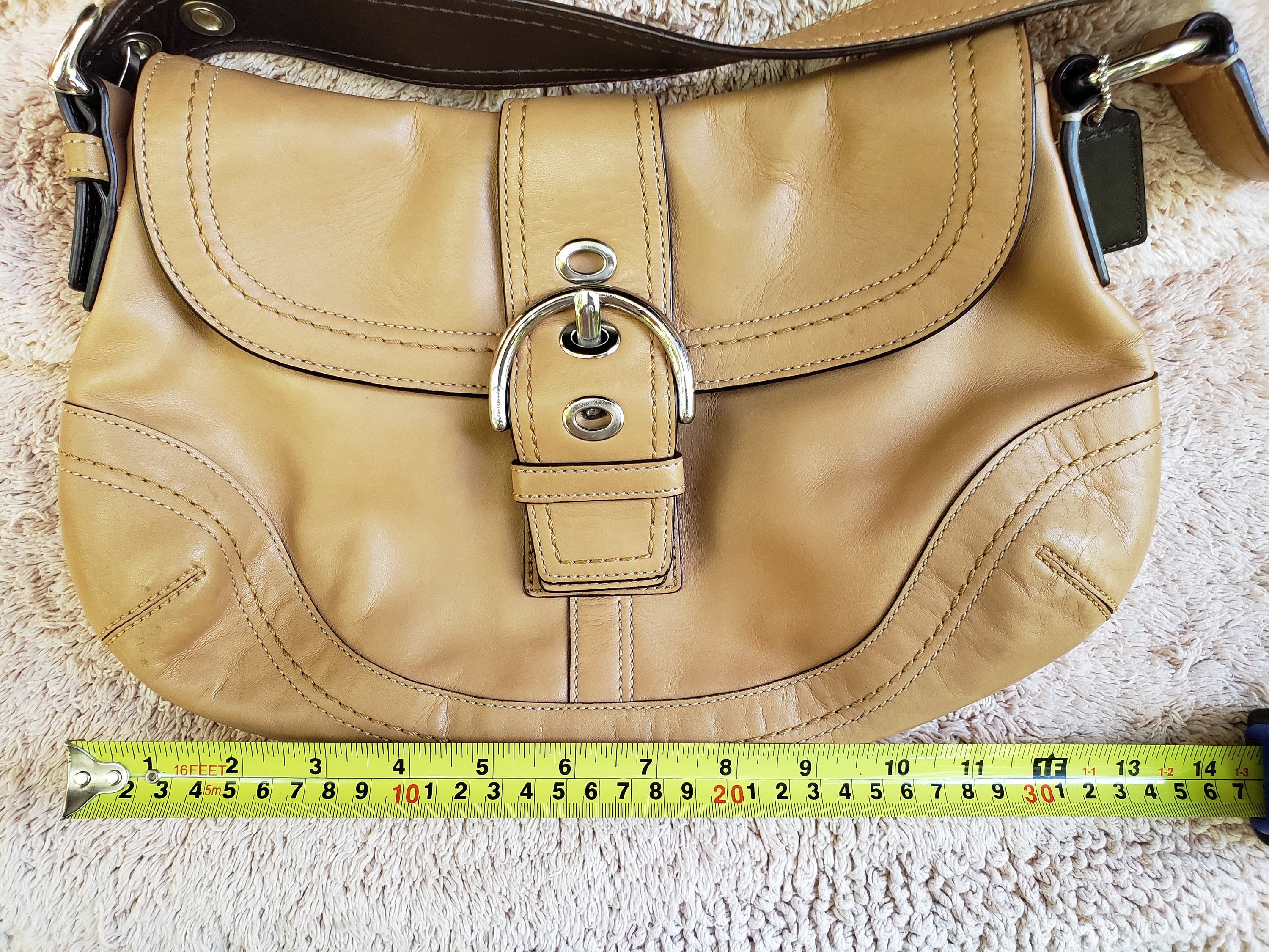 Vintage Coach Brown Leather Hobo Bag Purse 9342 by qtvintages