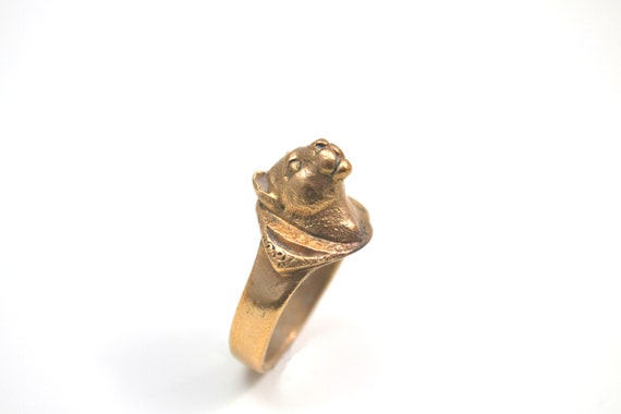 gold puma ring