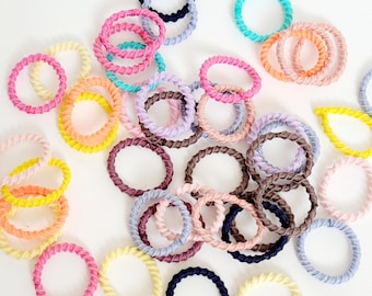 Baby Hair Ties – Soft Multicolor Ponytail Holders for Toddlers