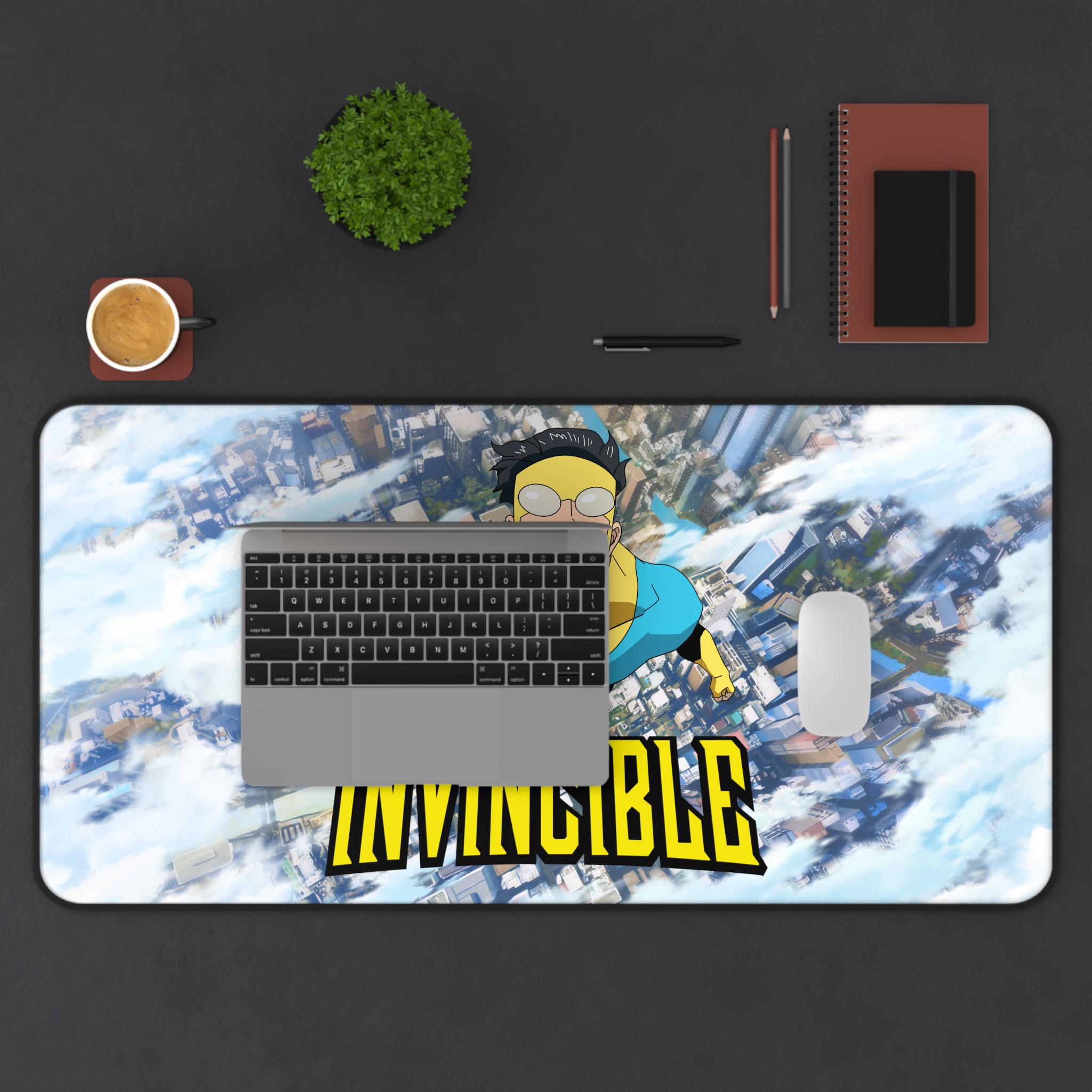 Invincible Superhero Flying Desk Mat | Neoprene Mouse Pad - Etsy