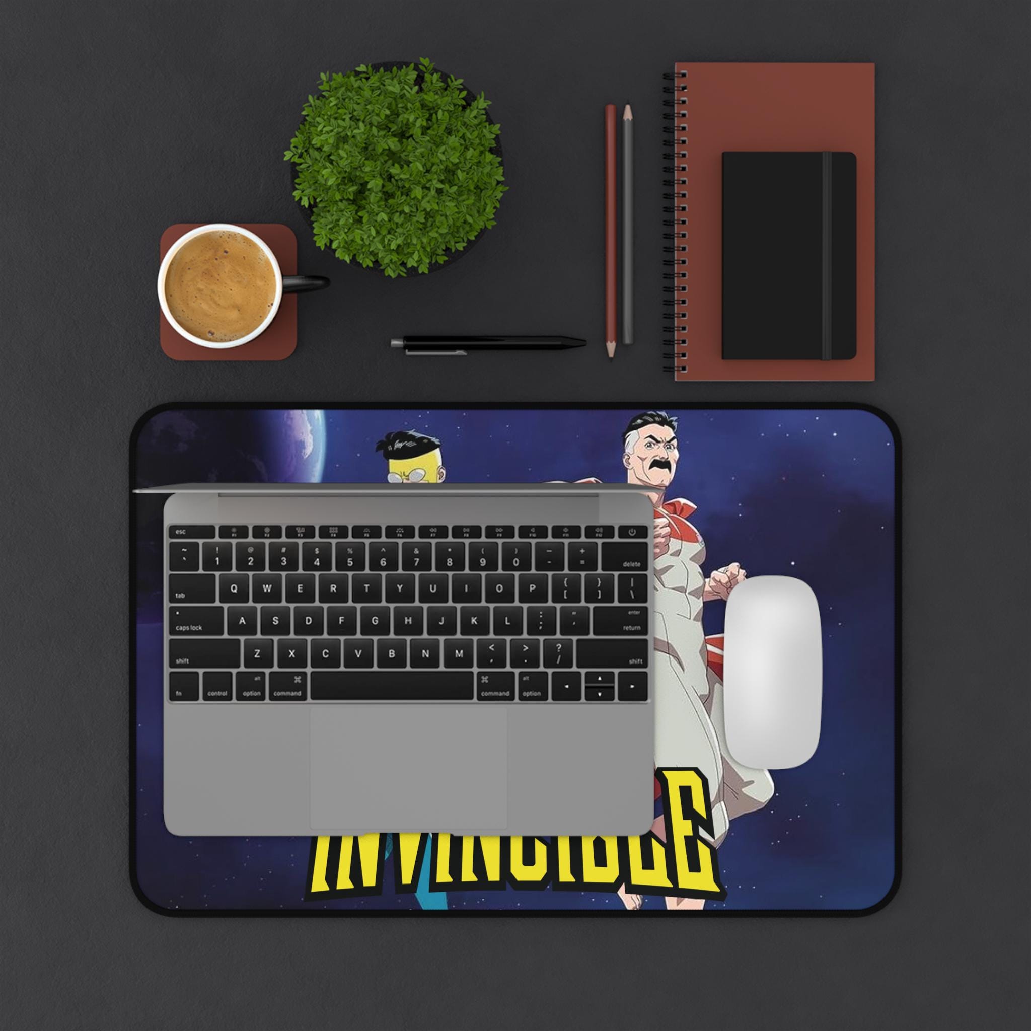 Invincible & Omni-man Desk Mat | Superhero Gaming Mousepad - Etsy