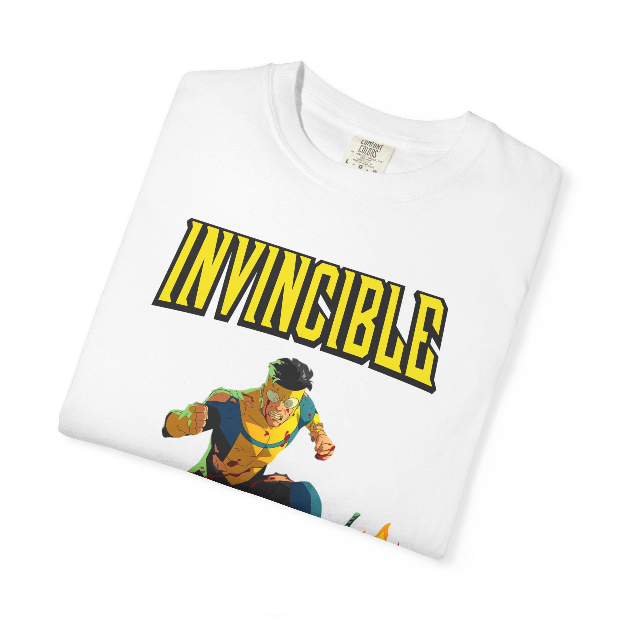 Invincible Mech Invincible Poster T-shirt | Superhero Chest Graphic Invincible Merch - Etsy