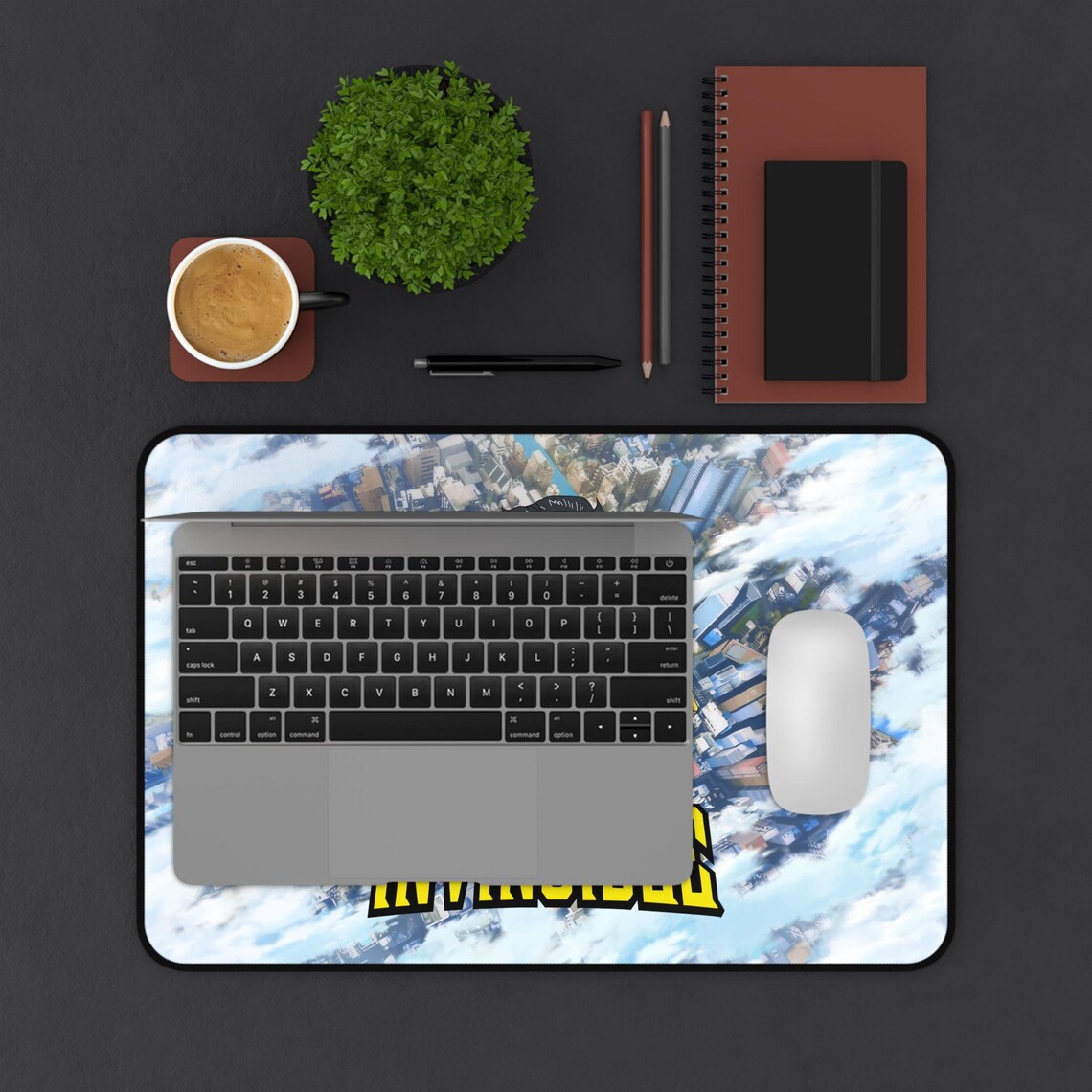Invincible Superhero Flying Desk Mat | Neoprene Mouse Pad - Etsy