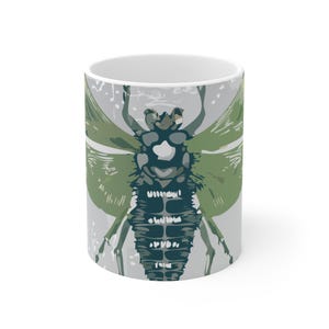 Debug Bug Mug for Programmers, Glowing Circuit Wings Code Art Coffee Cup Developer Gift