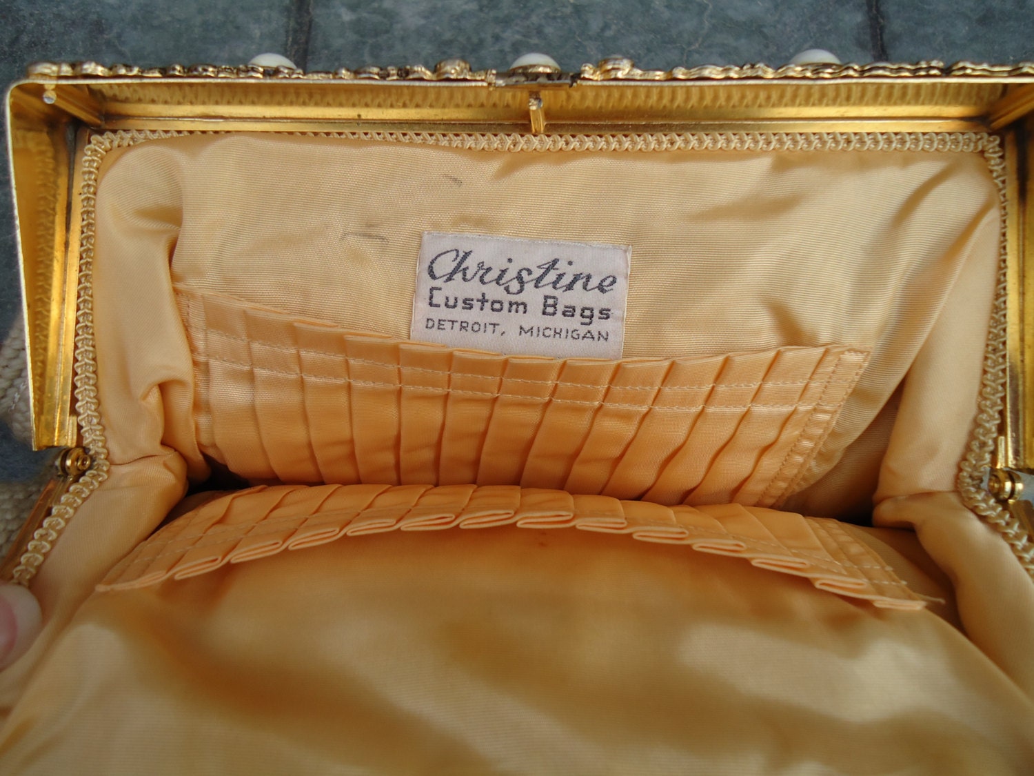 Vintage Christine Custom Bags Detroit Michigan Floral Etsy