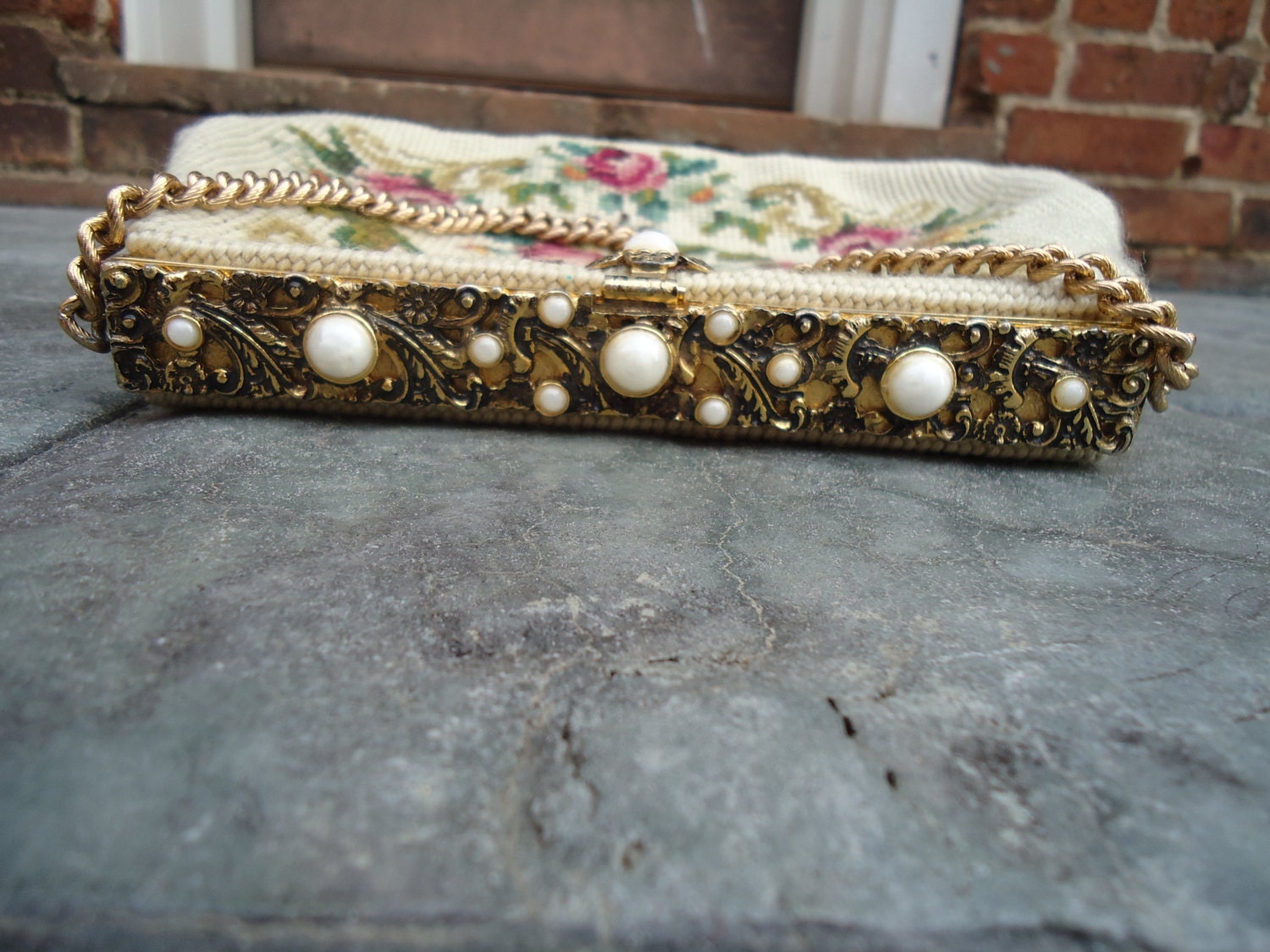 Vintage Christine Custom Bags Detroit Michigan Floral Etsy