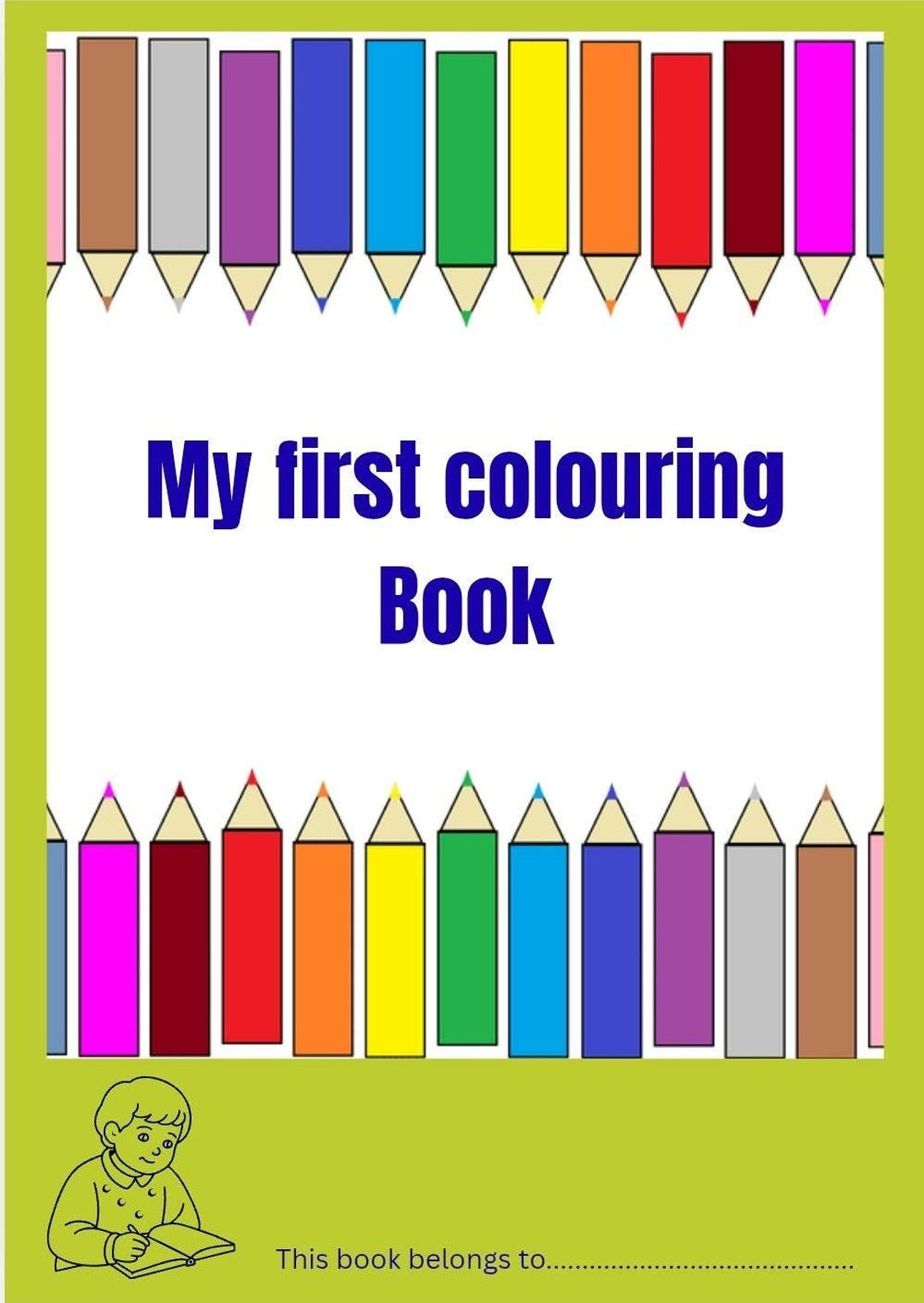 Colouring Book for Beginners - Etsy