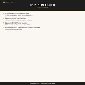 Equipment Rental Professional Suite — image 3