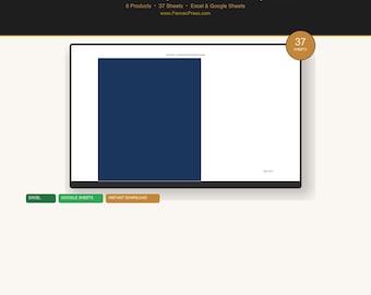 Restaurant Operations Bundle | Food Cost P&L Tracker + Food Truck Manager + 14 Forms | 6 Excel Sheets for Restaurant Owners