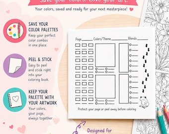 Color Palette Sticky Pad