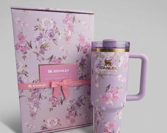 Stanley Love Shack Fancy Quencher - Happy Thoughts Rosa Beaux Purple 40 oz