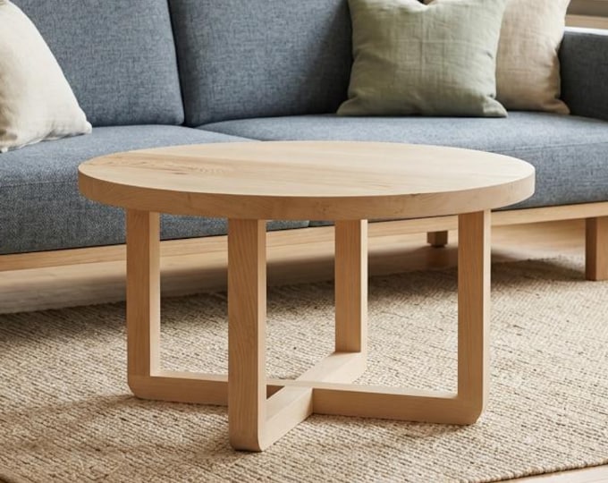 Round Rustic Coffee Table