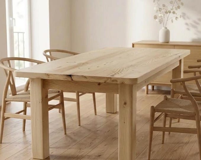 Rustic Organic Dining Table