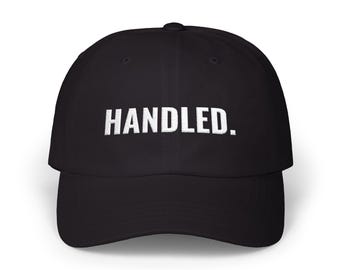 Handled Dad Hat | Minimalist Fatherhood Cap, Modern Dad Energy
