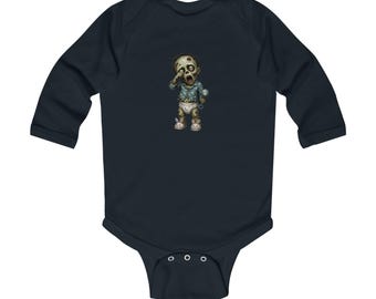 Zombie Baby Boy Infant Bodysuit | Zombie Graphic Onesie / Halloween Onesie for Baby