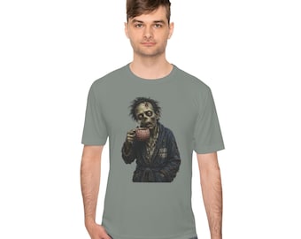 Zombie Man in Robe T-Shirt | Retro Horror, Halloween Graphic Tee