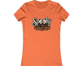 Spooky State of Mind Halloween Graphic Tee | Vintage Inspired Womens T-Shirt