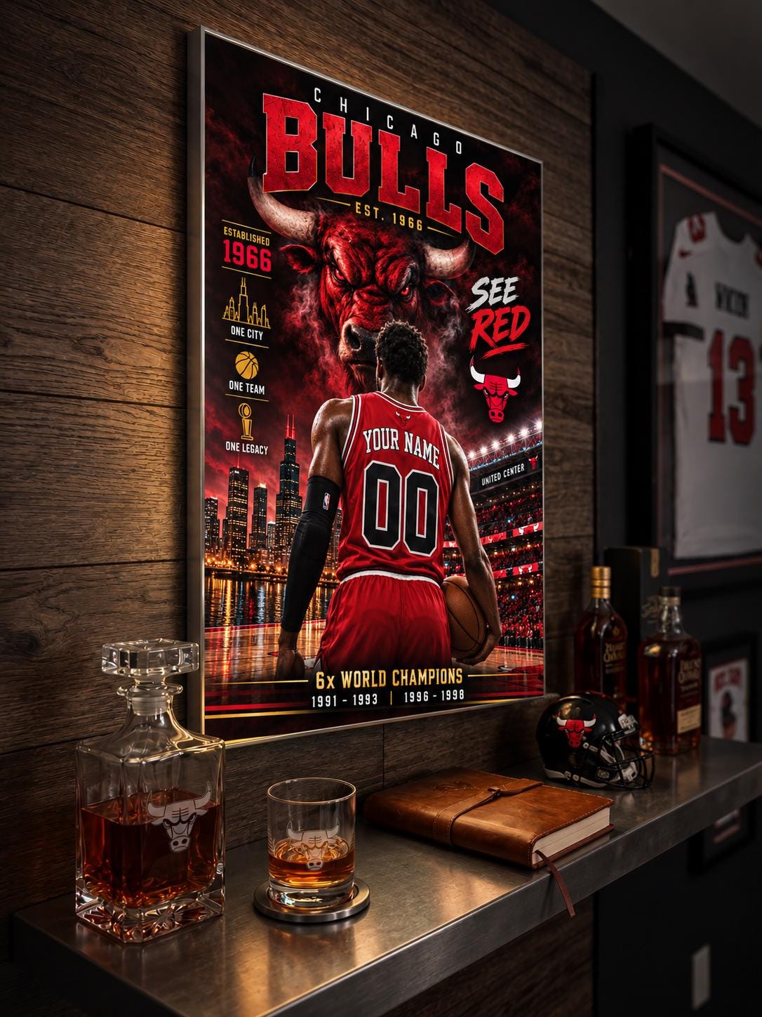 Chicago Bulls Sign - Etsy