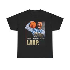 There's No Limit to the LARP Flight Reacts Basketball Tee | Funny Sports Tiktok T-Shirt