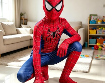 Superhero Costume for Boys, Kids Superhero Suit, Toddler Hero Costume, Personalized Kids Hero Set, Superhero Costume Set with Removable Mask