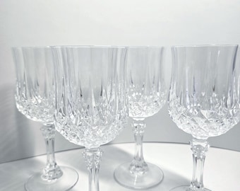Vintage CRISTAL D'Arques Longchamp (set of four)