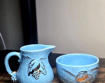 "Dieses Keramik Set ist das ""Golden Turquoise Bramble"" von Wade England