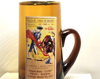 Vintage Amber Souvenir Mug