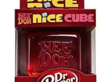 Dr Pepper NeeDoh Nuce cube Red Stress Relief squishy