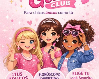 Printable Activity Book for Girls | Travel Activity Pack | Kids Screen Free Activities | Mini Glam Club Vol.1