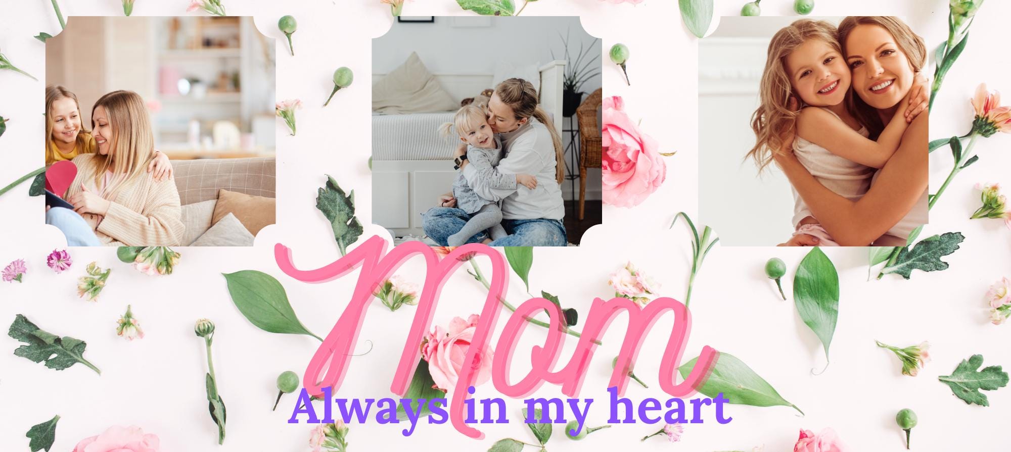 Editable Mother’s Day Photo Collage Template | Mom Gift | Canva ...