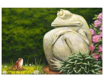 Reus in de tuin - illustratie Zack Stith