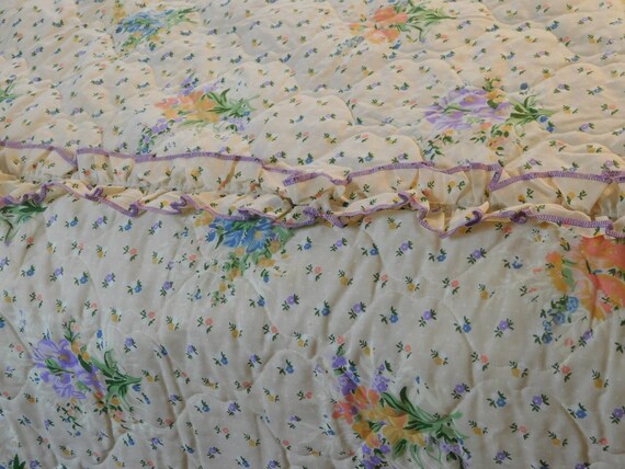 Steppdecken 3 Pc Bedspread Set Full Queen Spread W Pr Of Drapes